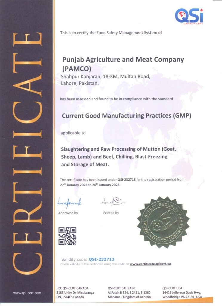 Good Manufacturing Practice (GMP)