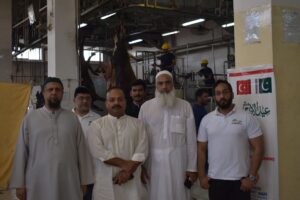 CEO PAMCO Visited Slaughtering line on Eid ul Azha 2024 to ensure smooth operations