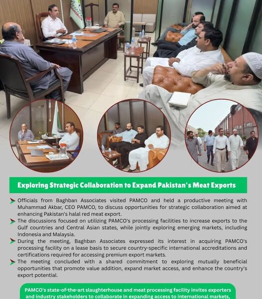 Mr. Muhammad Akbar, CEO PAMCO, met with Meat Exporters