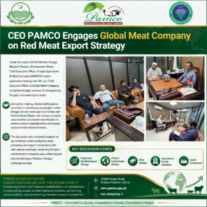 CEO PAMCO Engages Global Meat Company on Red Meat Export Strategy