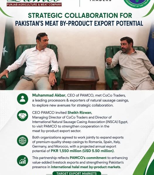 Muhammad Akbar, CEO of PAMCO, met with Managing Director of CoCo Traders