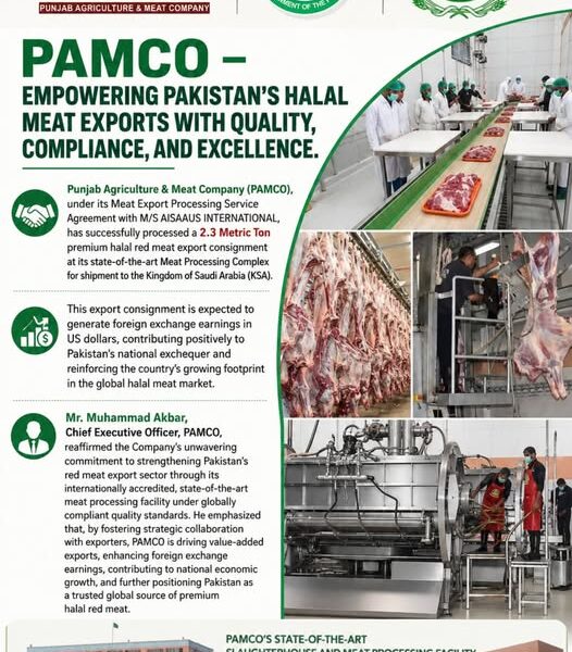 Muhammad Akbar, CEO, PAMCO – Empowering Pakistan’s Halal Meat Exports with Quality, Compliance, and Excellence.